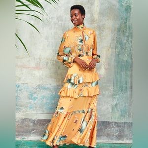 Johanna Ortiz x H&M Yellow Scarf Dress